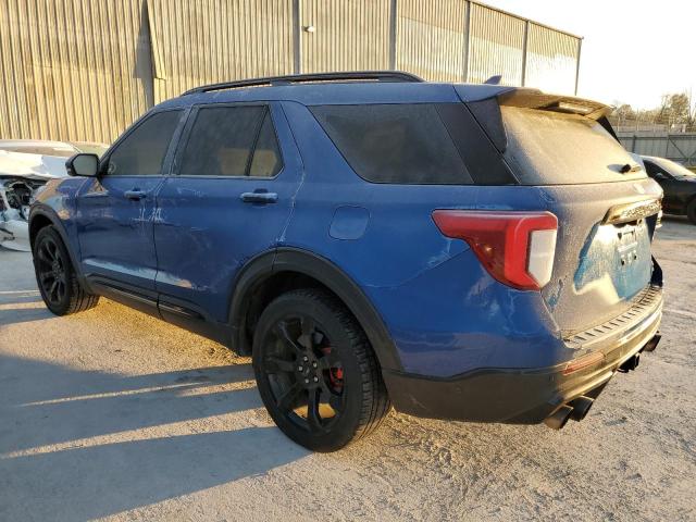 1FM5K8GC9LGA51227 - 2020 FORD EXPLORER ST BLUE photo 2