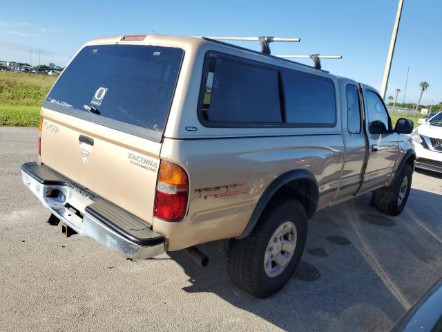 4TASN92NXYZ576107 - 2000 TOYOTA TACOMA XTRACAB PRERUNNER თაფლისფერი ფოტო 3