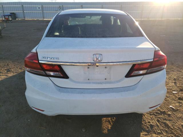 19XFB2F52DE291505 - 2013 HONDA CIVIC LX WHITE photo 6