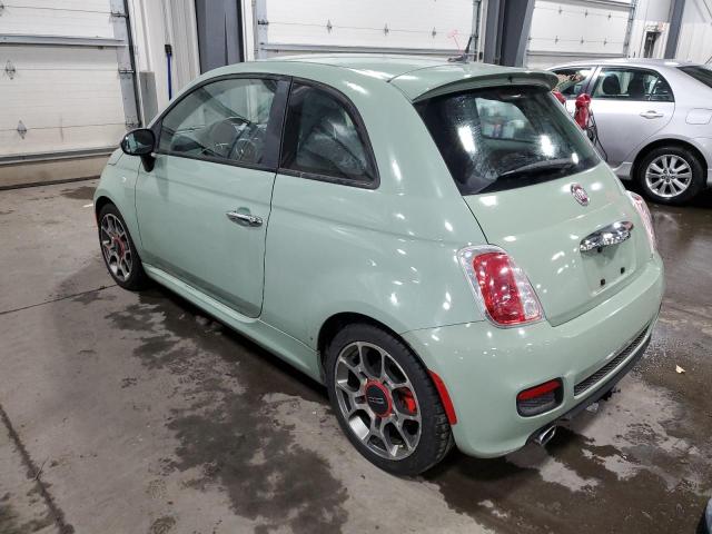 3C3CFFBR5DT684549 - 2013 FIAT 500 SPORT GREEN photo 2