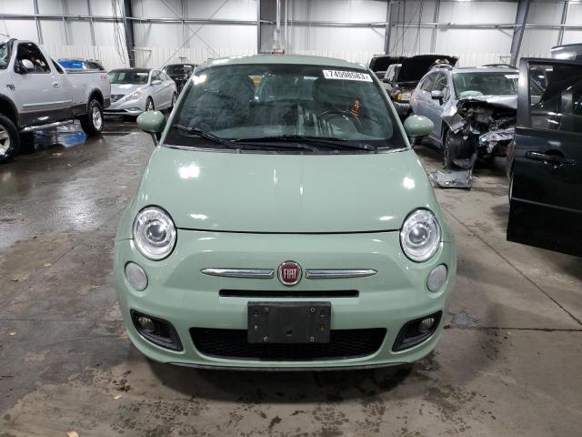 3C3CFFBR5DT684549 - 2013 FIAT 500 SPORT GREEN photo 5