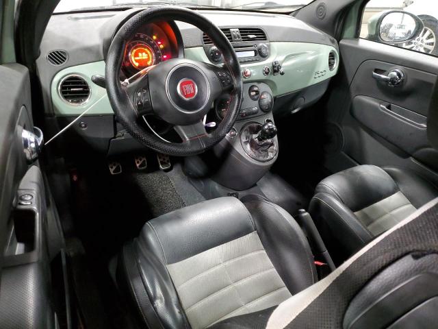 3C3CFFBR5DT684549 - 2013 FIAT 500 SPORT GREEN photo 8