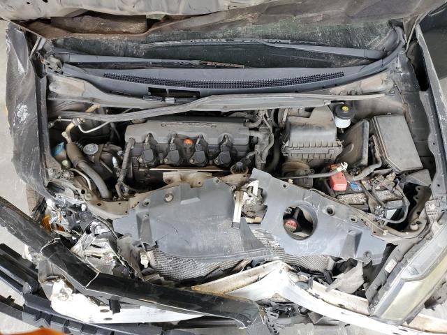 2HGFB2F9XDH506699 - 2013 HONDA CIVIC EXL შავი ფოტო 11