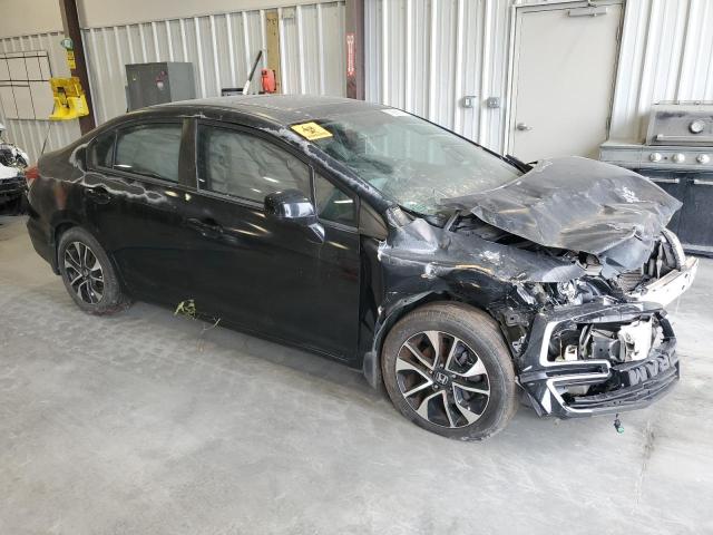 2HGFB2F9XDH506699 - 2013 HONDA CIVIC EXL შავი ფოტო 4