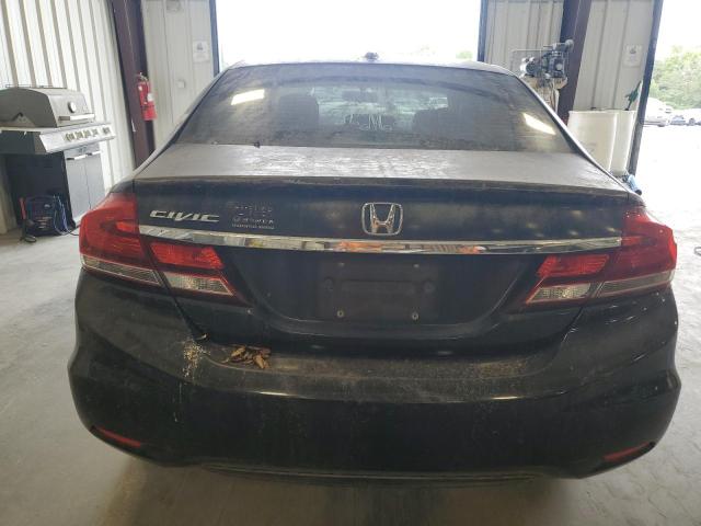 2HGFB2F9XDH506699 - 2013 HONDA CIVIC EXL შავი ფოტო 6
