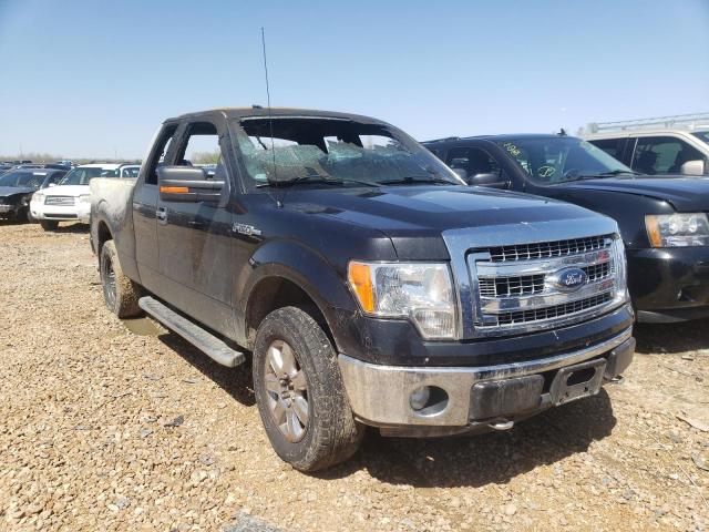 1FTFX1EF8EKE82186 - 2014 FORD F150 SUPER CAB BLACK photo 1