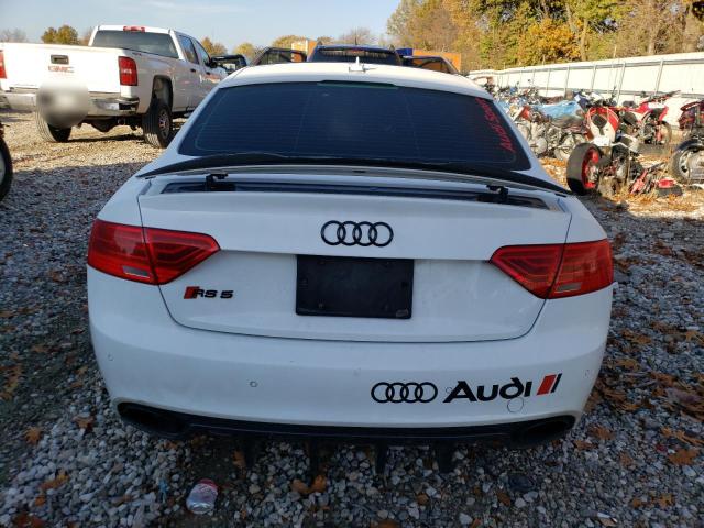 WUAC6AFR3EA900970 - 2014 AUDI RS5 WHITE photo 6