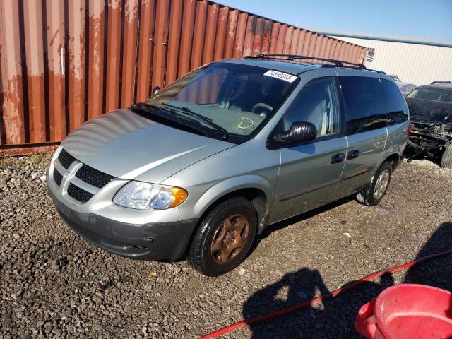 1D4GP25383B111464 - 2003 DODGE CARAVAN SE SILVER photo 1