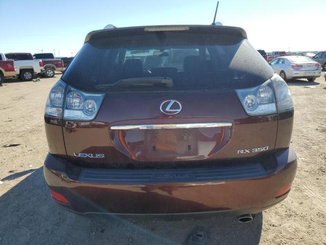 JTJGK31U499852675 - 2009 LEXUS RX 350 BURGUNDY photo 6