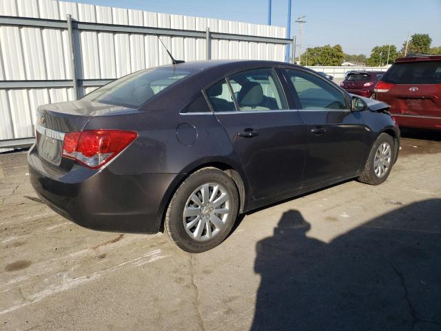 1G1PD5SH9B7226169 - 2011 CHEVROLET CRUZE LS GRAY photo 3