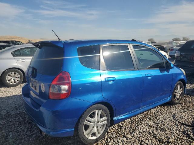 JHMGD37697S034711 - 2007 HONDA FIT S BLUE photo 3