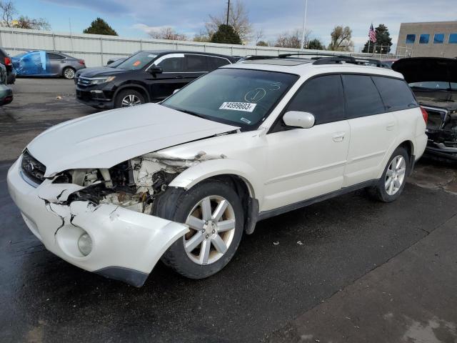 4S4BP62CX67328066 - 2006 SUBARU LEGACY OUTBACK 2.5I LIMITED WHITE photo 1