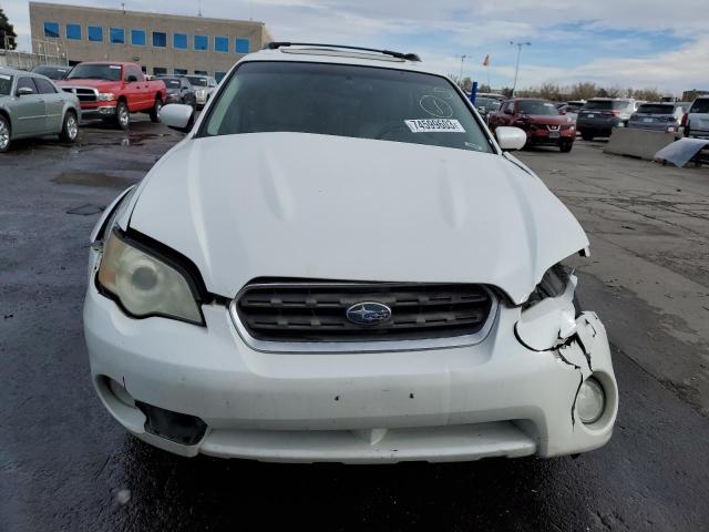 4S4BP62CX67328066 - 2006 SUBARU LEGACY OUTBACK 2.5I LIMITED WHITE photo 5