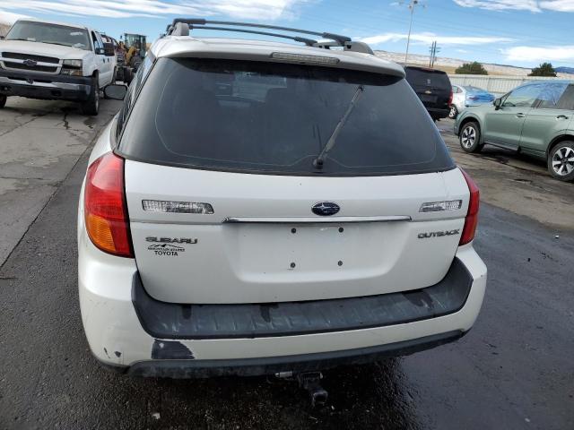 4S4BP62CX67328066 - 2006 SUBARU LEGACY OUTBACK 2.5I LIMITED WHITE photo 6