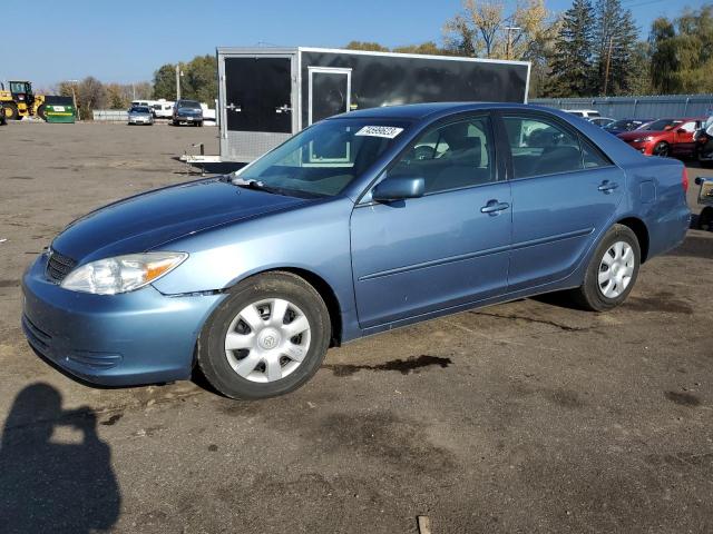 4T1BE32K12U616890 - 2002 TOYOTA CAMRY LE BLUE photo 1