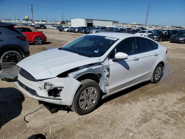 3FA6P0G79KR282561 - 2019 FORD FUSION S WHITE photo 1