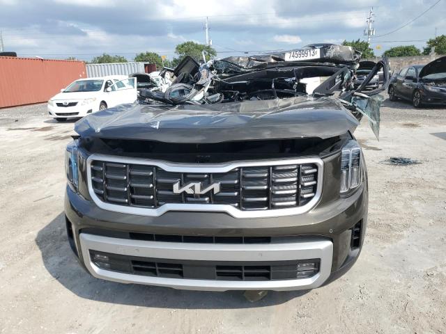 5XYP54GC4PG392136 - 2023 KIA TELLURIDE SX GREEN photo 5