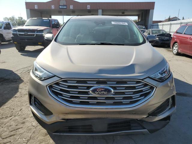 2FMPK4K98MBA52746 - 2021 FORD EDGE TITANIUM BEIGE photo 5