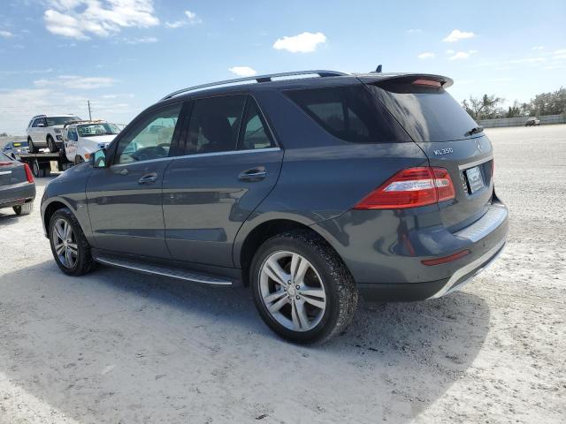 4JGDA5HB9CA023403 - 2012 MERCEDES-BENZ ML 350 4MATIC GRAY photo 2
