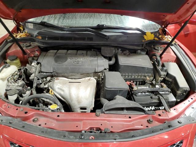 4T1BF3EK4BU662643 - 2011 TOYOTA CAMRY BASE RED photo 11