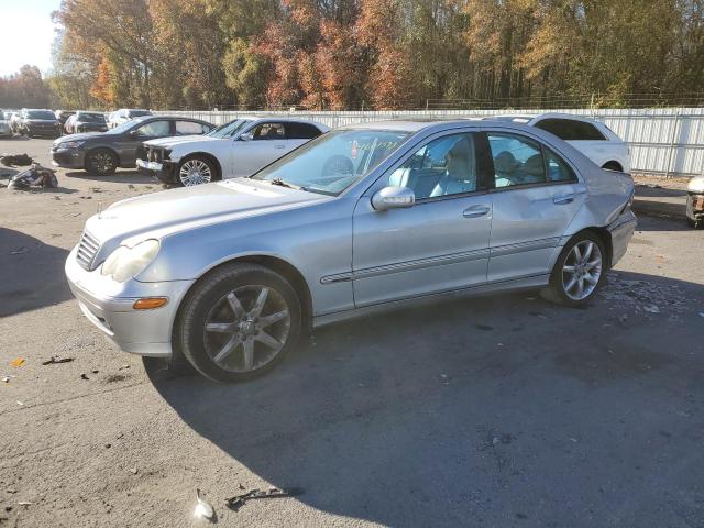 WDBRF40J93F406624 - 2003 MERCEDES-BENZ C 230K SPORT SEDAN SILVER photo 1