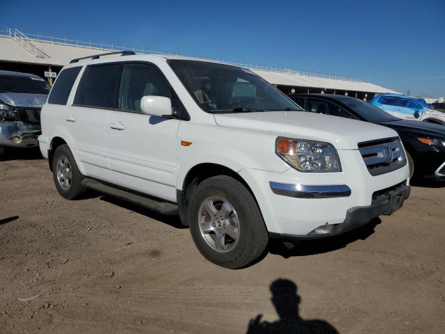 2HKYF18676H550680 - 2006 HONDA PILOT EX WHITE photo 4