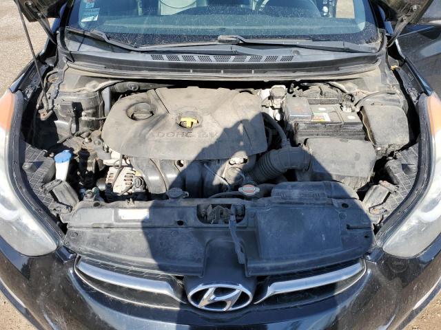 5NPDH4AE7CH083963 - 2012 HYUNDAI ELANTRA GLS BLACK photo 11