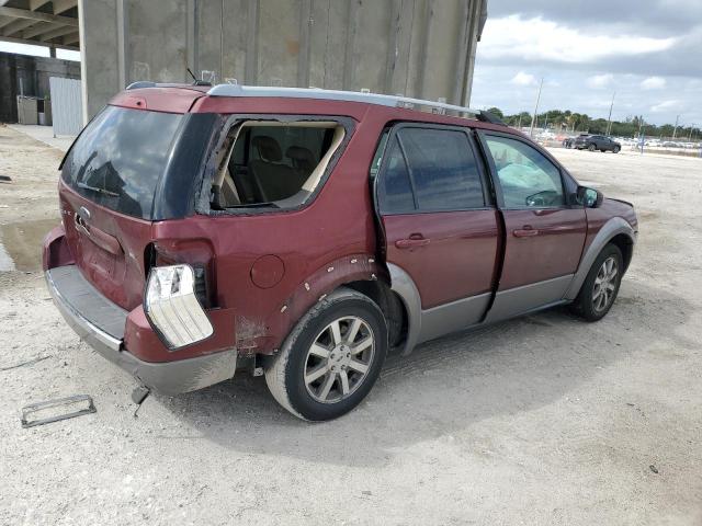 1FMDK02W38GA15748 - 2008 FORD TAURUS X SEL MAROON photo 3