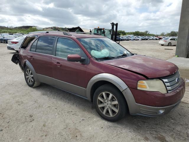 1FMDK02W38GA15748 - 2008 FORD TAURUS X SEL MAROON photo 4