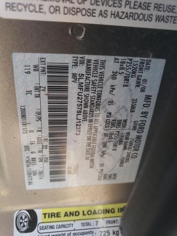 5LMFU27578LJ12373 - 2008 LINCOLN NAVIGATOR ვერცხლისფერი ფოტო 13