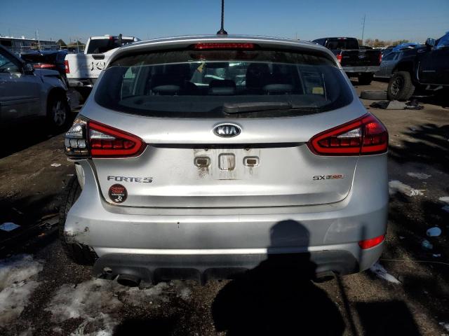 KNAFZ5A3XF5293369 - 2015 KIA FORTE SX SILVER photo 6