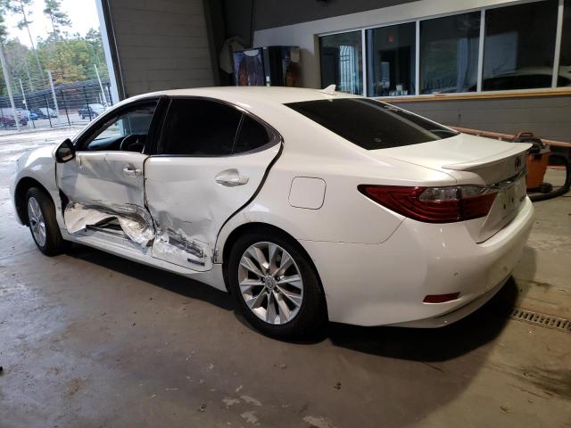 JTHBW1GG4D2010992 - 2013 LEXUS ES 300H WHITE photo 2