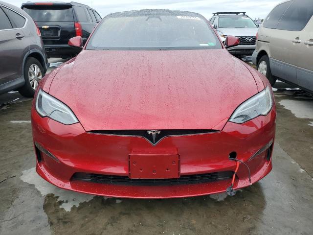 5YJSA1E60RF533098 - 2024 TESLA MODEL S RED photo 5