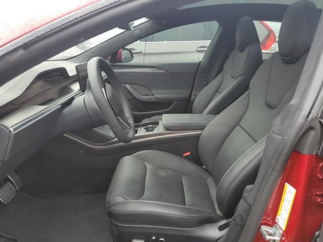 5YJSA1E60RF533098 - 2024 TESLA MODEL S RED photo 7