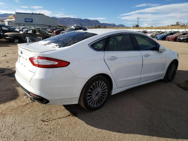 3FA6P0K92FR268502 - 2015 FORD FUSION TITANIUM WHITE photo 3