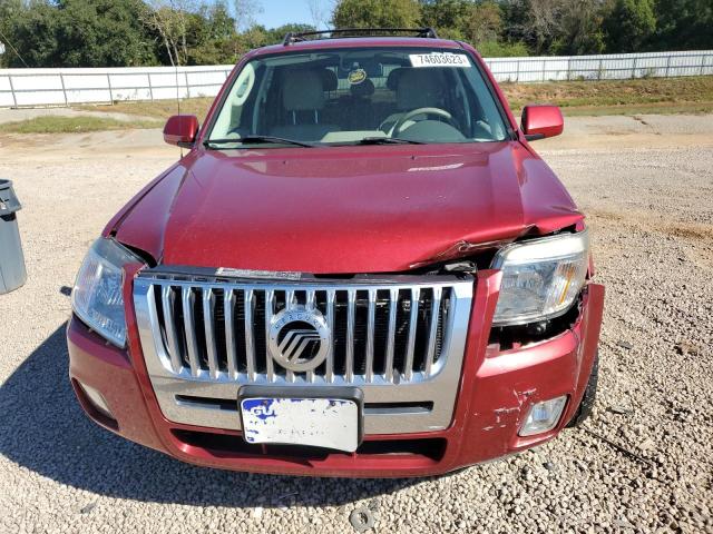 4M2CU87G69KJ10291 - 2009 MERCURY MARINER PREMIER RED photo 5