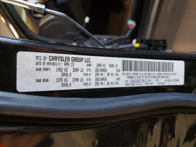 1C4RJEJG5EC130116 - 2014 JEEP GRAND CHER SUMMIT შავი ფოტო 13