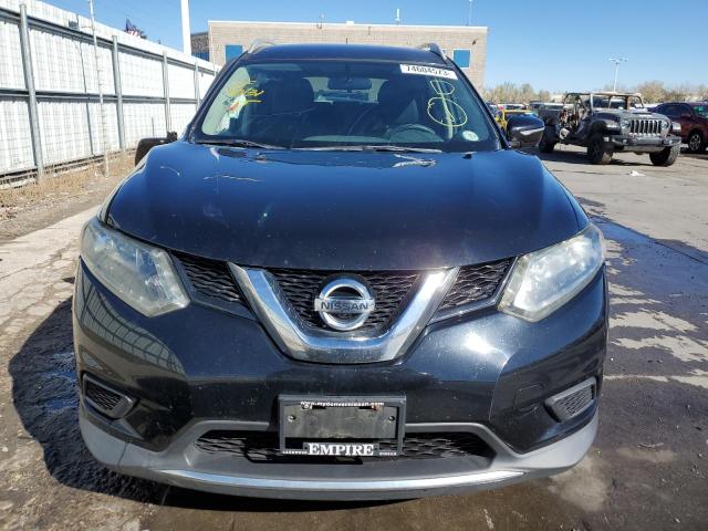 5N1AT2MVXEC825140 - 2014 NISSAN ROGUE S BLACK photo 5