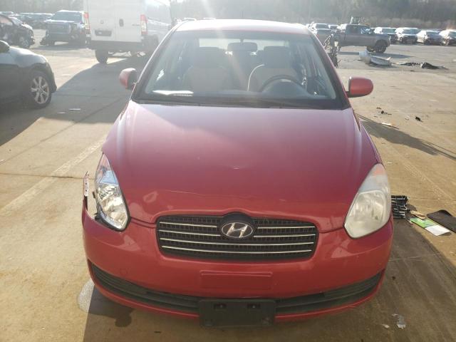 KMHCN4AC8BU615241 - 2011 HYUNDAI ACCENT GLS RED photo 5