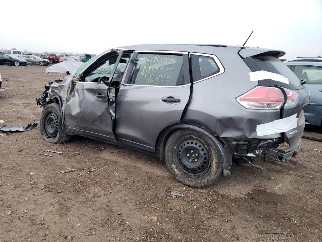 KNMAT2MV5GP694702 - 2016 NISSAN ROGUE S GRAY photo 2