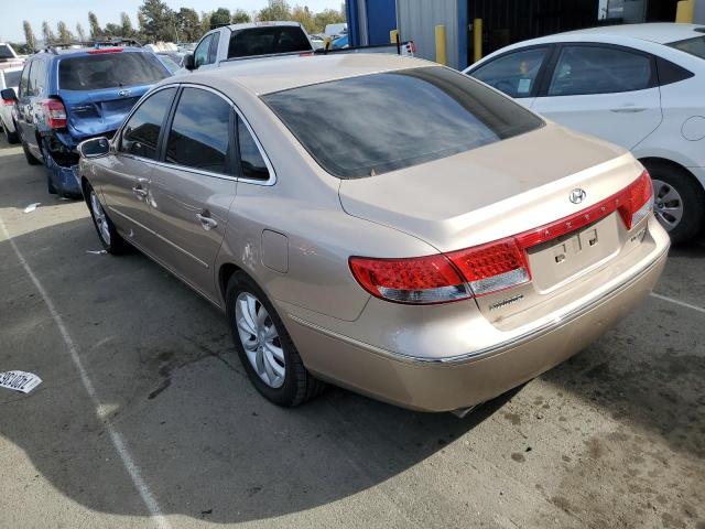 KMHFC46F07A150470 - 2007 HYUNDAI AZERA SE TAN photo 2