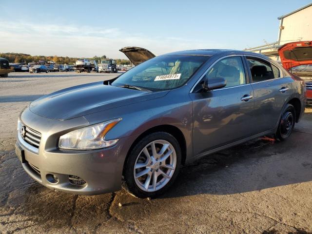 1N4AA5AP4EC452975 - 2014 NISSAN MAXIMA S GRAY photo 1