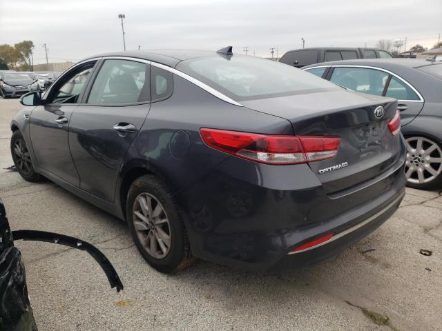 KNAGT4L35J5232615 - 2018 KIA OPTIMA LX GRAY photo 2