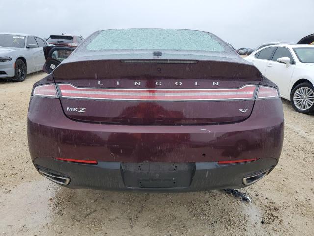 3LN6L2GK3DR817517 - 2013 LINCOLN MKZ BURGUNDY photo 6