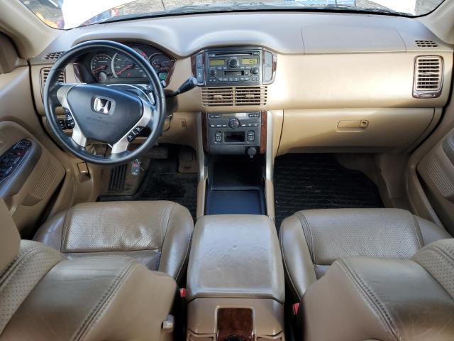 2HKYF18504H551318 - 2004 HONDA PILOT EXL GOLD photo 8