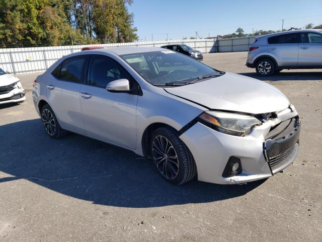 2T1BURHE1EC206880 - 2014 TOYOTA COROLLA L SILVER photo 4