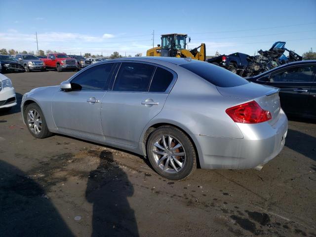 JNKBV61FX8M266743 - 2008 INFINITI G35 SILVER photo 2