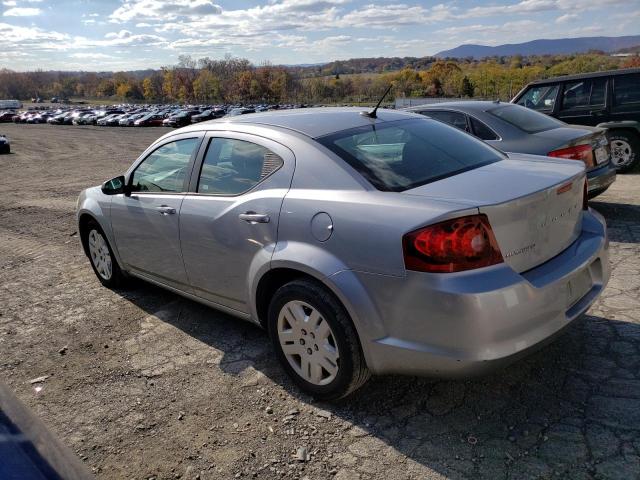 1C3CDZAB3EN216803 - 2014 DODGE AVENGER SE SILVER photo 2