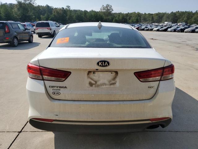 5XXGU4L32GG074853 - 2016 KIA OPTIMA EX WHITE photo 6