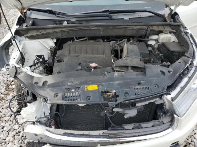 5TDJKRFH5GS297872 - 2016 TOYOTA HIGHLANDER XLE WHITE photo 12